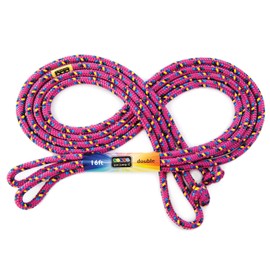 Just Jump It - Double Dutch Jump Rope - Agility Play - Red Confetti, 16' Jump Rope