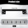 Door Latch Guard Plate, Outswing Door Security Heavy Duty Outswing