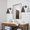 VinTopsh Industrial Farmhouse Wall Sconce with Pull Chain Switch, Metal