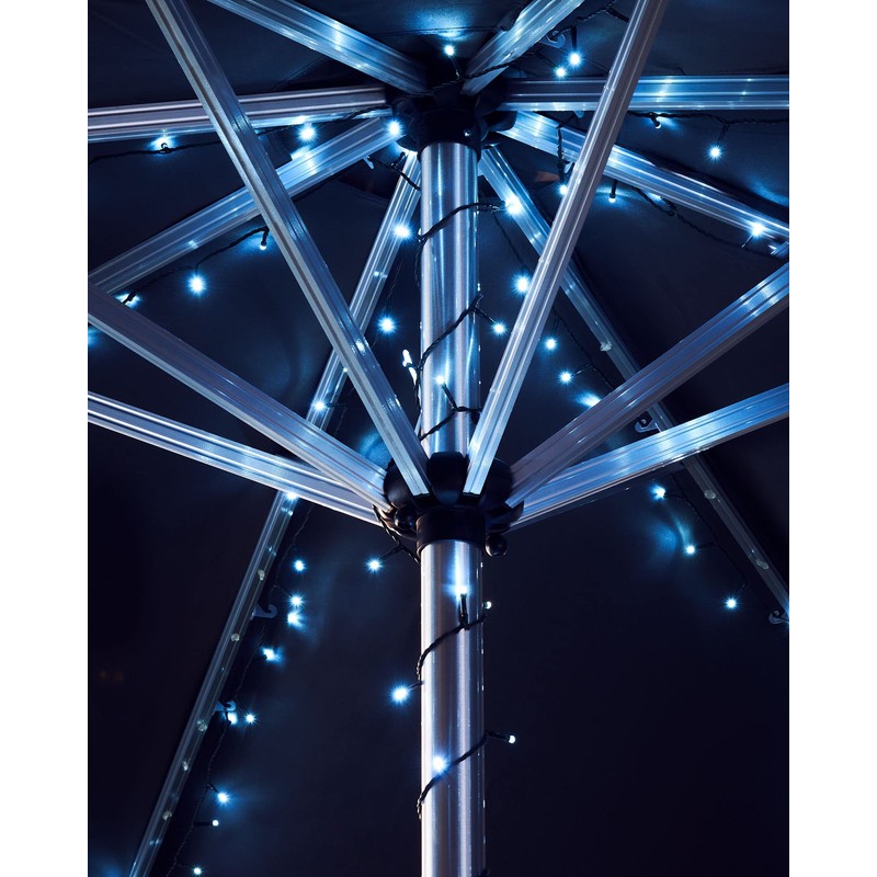 120 Ice White Multi-Function LED Light String