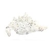 FAPBADRI Runners/Sliders for M Track/Curtain Channel, Colour - White, 50