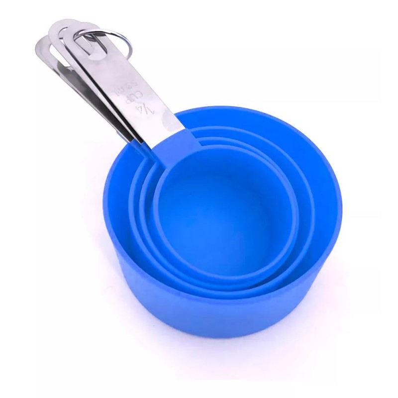 Lecute 4 Tazas Medidoras Reposteria Galleta Pastel Cocina Decoracio