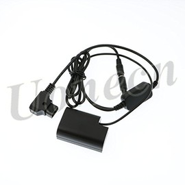 Dummy Battery DMW-DCC12 DC Coupler to Dtap Plug Power Cable for Panasonic DMC-GH5 GH4 GH3