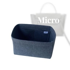 SAMORGA (4-26/ C-Belt-Micro belt bag micro Bag Organizer Insert Innerbag (2mm Cement)