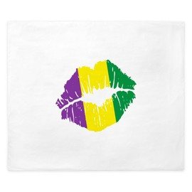 CafePress Mardi Gras Flag Women Cool Flirty King Duvet Cover, Printed Comforter Cover, Unique Bedding