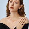 Layered Necklaces for Women, 925 Sterling Silver Chain Necklace Women