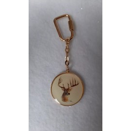 Unbranded BIG BUCK KEYCHAIN FINISHED IN GOLD