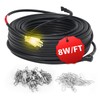 HEATIT 75ft Roof and Gutters Heating Cable with 10ft Lighted