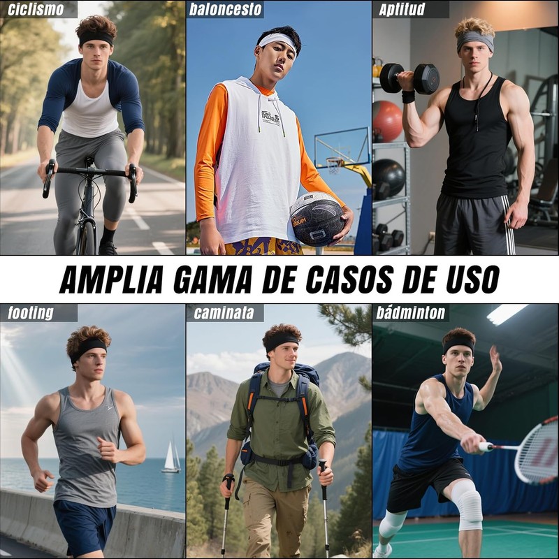 EUARD Diademas Deportivas para La Cabeza