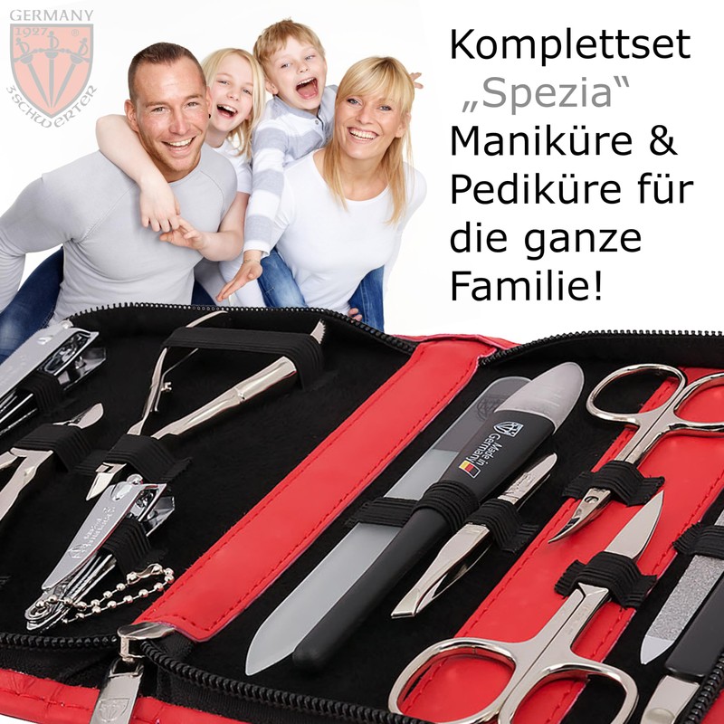 DREI SCHWERTER Livorno Manicure Set, Made in Solingen, Germany
