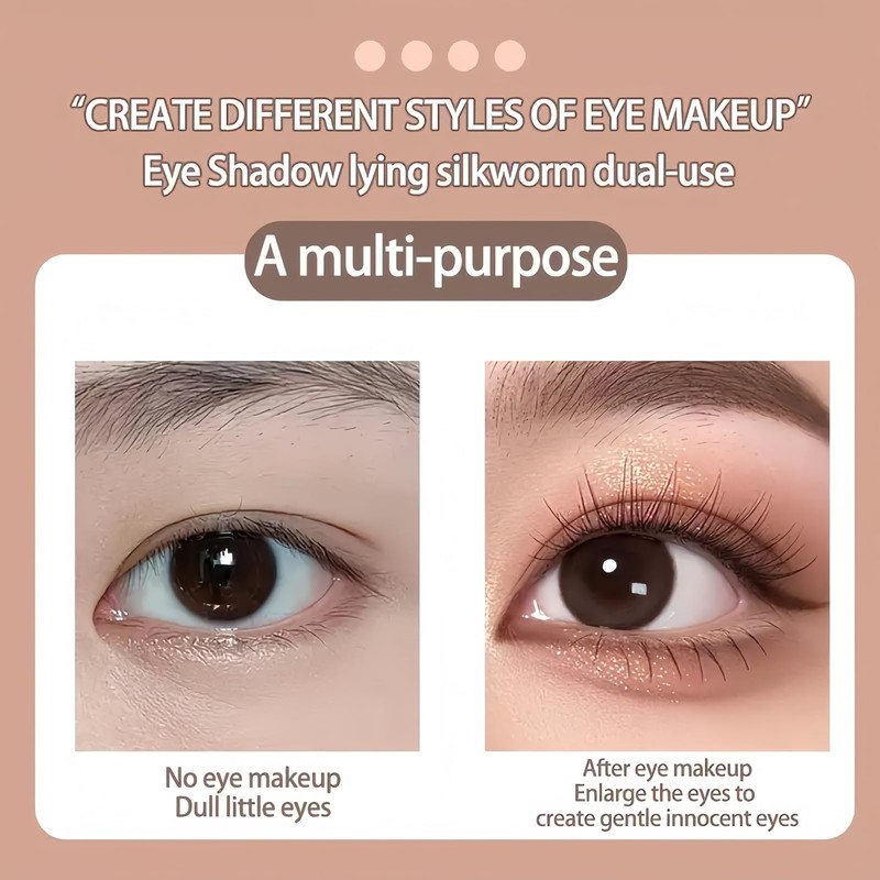 Waterproof Eyeshadow Stick,Eyeshadow Stick,Shimmer E-yeshadow S-tick,Eye Shadow Sticks,Cream E-yeshadow Pencil
