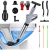 Electric Heavy Duty Toilet Plunger for Toilet, High Pressure Air