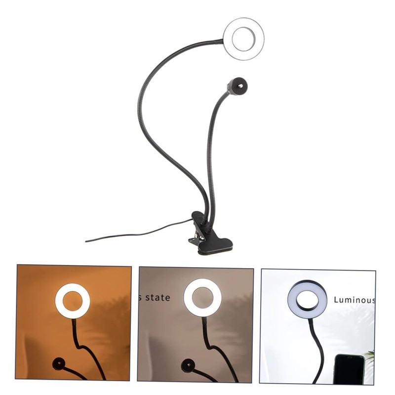 Operitacx Supplementary Lamp Fill Lamp Clip Ring Light for Phone