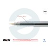 WIN BeeGel 5 x 0.5mm Fine Tip BLACK Gel Pens