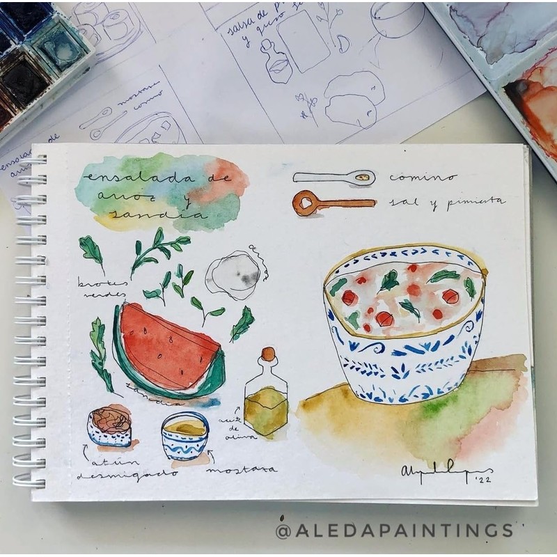 Watercolour Pad A5, 20 hj, 280 g