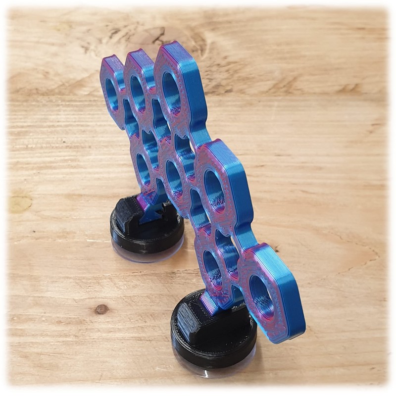8 Hole Frag Rack Special edition Purple/Blue 2 tone
