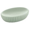 Gedy Marika Soap Dish Ceramic Green 8.3 x 12 x