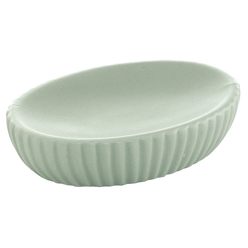 Gedy Marika Soap Dish Ceramic Green 8.3 x 12 x