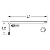KS Tools 151.2352 Torx Allen Key, kurz, T45