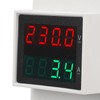 Voltmeter Ammeter 4 Digit Display DIN Rail Mount Single Phase