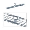 Quest Manufacturing Cable Tray Fast Fix Splicer Handle, Zinc (CT0008-03),Silver