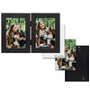 Frametory, 4x6 Double Picture Frame Hinged 2 Photos Frame Collage,