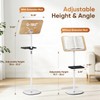 2 in 1 Adjustable Floor Book Stand & Music Stand