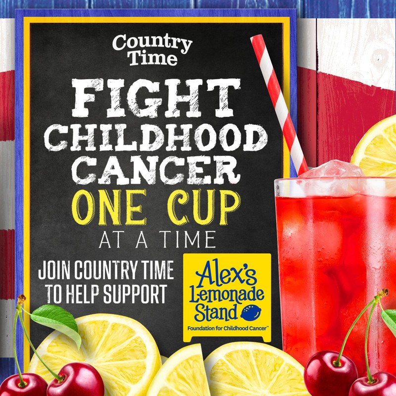 Country Time Cherry Lemonade Powdered Drink Mix, 1 Canister, for