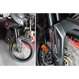 Tankpad Decor Compatible with Honda 750 Transalp Black Grey X550902VA