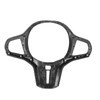 Car Steering Wheel Frame Cover Trim Sticker Decoration Carbon Fiber