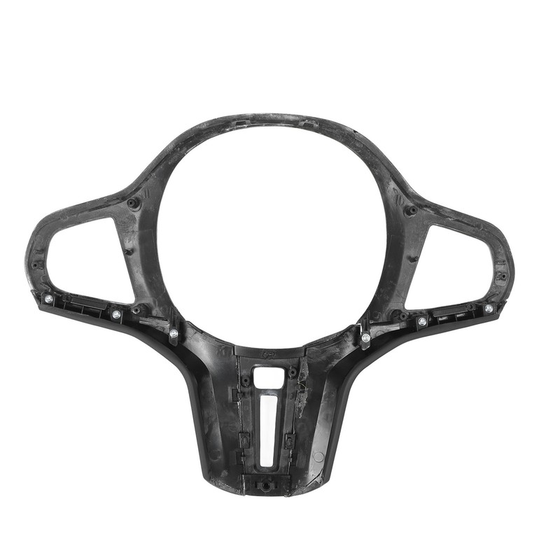 Car Steering Wheel Frame Cover Trim Sticker Decoration Carbon Fiber