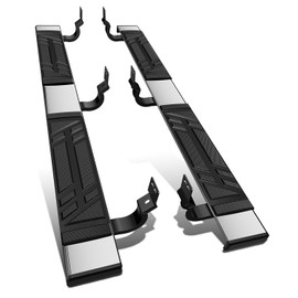 DNA MOTORING 6.5 Inches Flat Board Side Steps Running Boards Compatible with Nissan Titan Extended Cab 2004-2015, STEPB-U-NT04-T1-E