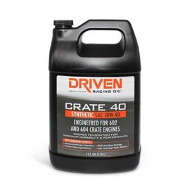 Driven Motor Oil, Crate 40, 10W40, Synthetic, 1 gal Jug, Each
