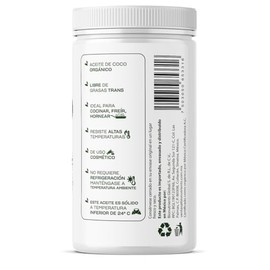 Nutrathy Aceite de Coco Orgánico Sin Olor y Sin Sabor 930ml. Chemical Free, Raw, Plant Based, Gluten Free, NON GMO. Prensado en Frío.
