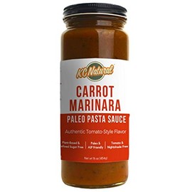 KC Natural - No Tomato Carrot Marinara Sauce - Pizza Sauce - Pasta Sauce - Paleo And AIP Friendly - 16 oz