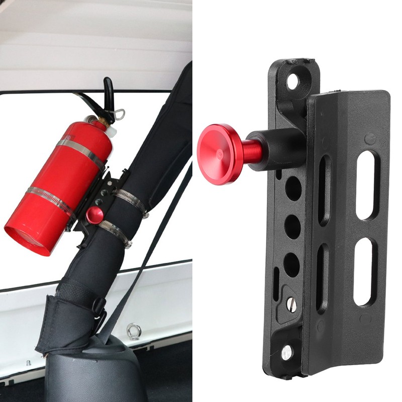 Extinguisher Mount Bracket Adjustable Fit for Jeep Wrangler Sport/ JK/