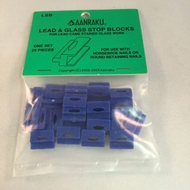 Aanraku Lead & Glass Stop Blocks - Stained Glass Supplies