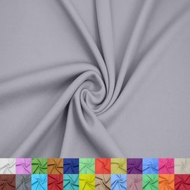 Stylish FABRIC 60" Wide 100% Polyester Interlock Lining – Lightweight Knit Fabric by The Yard-for Apparel, Clothing, School Projects, Party Decorations, Drapery, and DIY, Blue #071 1 Yard