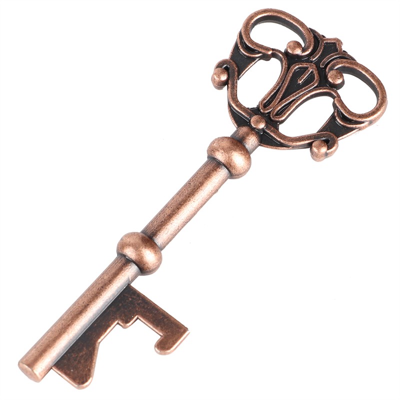 50Pcs European Style Zinc Alloy Key Shape Wedding Beer Bottle