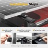 BougeRV Solar Panel Mounting Kit - Fits Auto Cross Bars