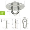 GiGant Stainless Steel Round Hook Ceiling Wall Mounting Hardware Aerial
