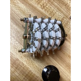 uxcell 4P11T 4 Pole 11 Position 4-Deck Band Channel Rotary Switch Selector with Knob