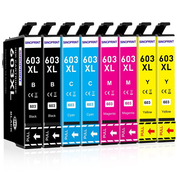 SINOPRINT 603XL Printer Cartridges for Epson 603 603XL Printer Cartridges