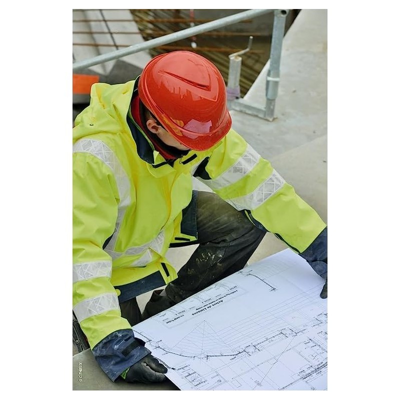 MSA V-Gard Helmets EN397 Construction Work Helmets in Various Colours