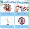 United States 250th Anniversary Decoration, Eagle Patriotic Wind Spinner