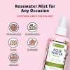 Rose Water Agua De Rosas Con Glicerina Organica Natural Cologne