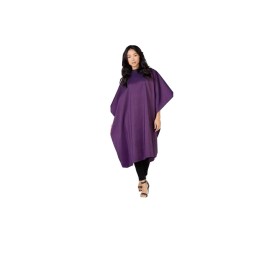 Betty Dain Classique Styling Cape In Purple. 48 X 60 Snap Closure