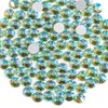 Beadsland 576pcs Flat Back Crystal Rhinestones Round Gems for Nail