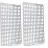 2-Pack Clear Sink Protector Mats – Perforated Design for Kitchen