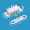 Set of 2 Magnetic Cabinet Door Catch Closer - Heavy